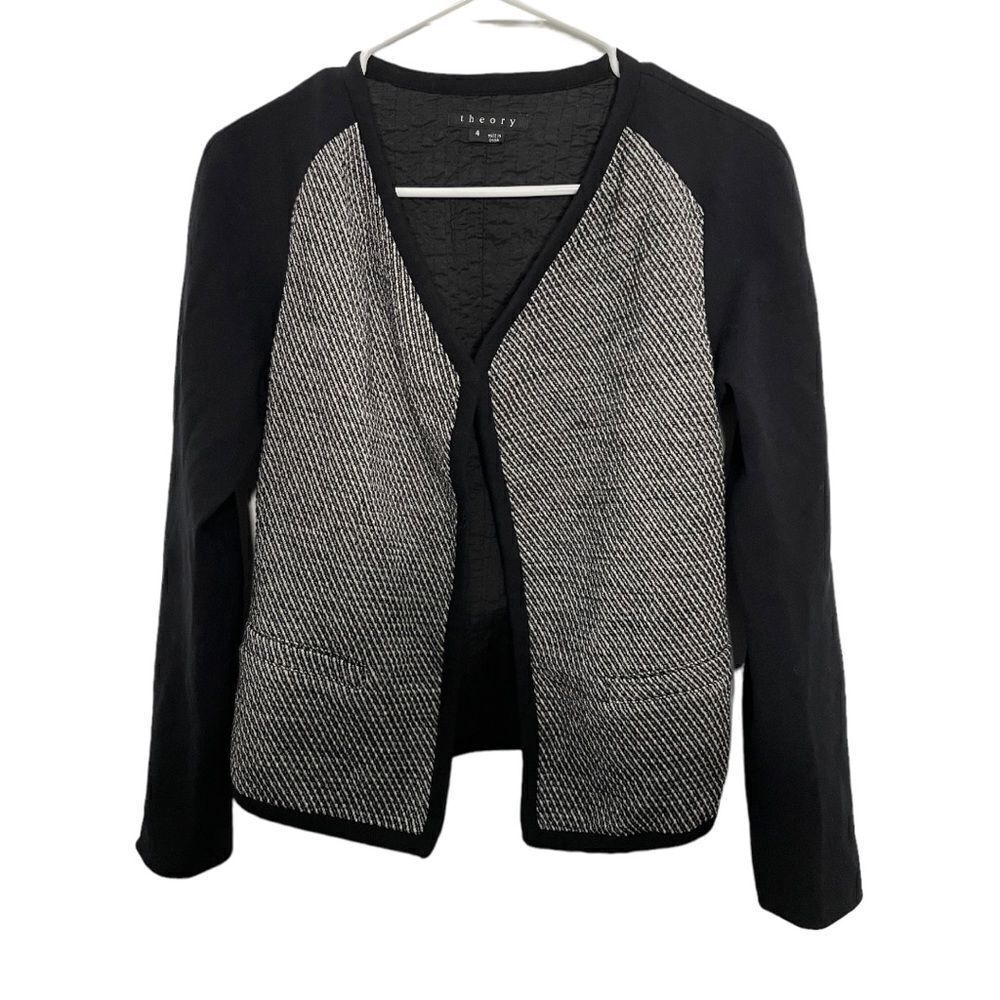 Theory knit Cardigan jacket size 4
